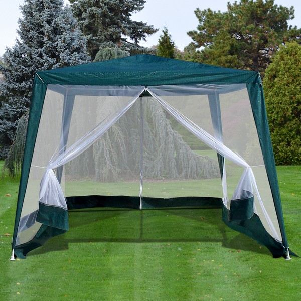 Садовый шатер AFM-1035NA Green (3x3/2.4x2.4). Фото N2