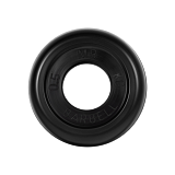 Диск обрезиненный "Стандарт", чёрный, 26 мм, 0,5 кг